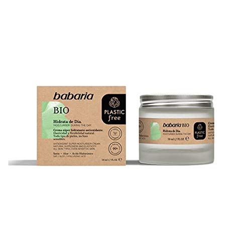 Babaria BABARIA Unisex Crema DE Dia HIDRATANTE Bio Krem nawilżający 50 ml, Negro, standard