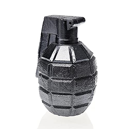 Candellana Grenade Steel Lavender's Blue, świeca zapachowa, 8x14x8cm, 130ml, wosk europejski, naturalny knot bawełniany, antymosquito