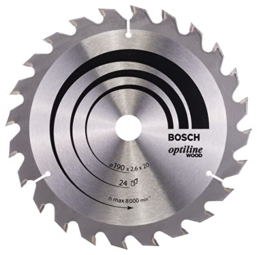 Bosch Tarcza do piły tarczowej Optiline Wood 190 x 20/16 x 2 6 mm 24 2608640612 1 szt