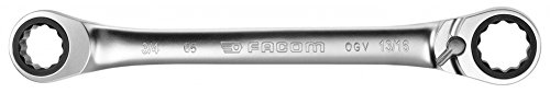 FACOM oczkowy Z GRZECH.ODCHYLONY 15 CALO. 65.7/8X15/16