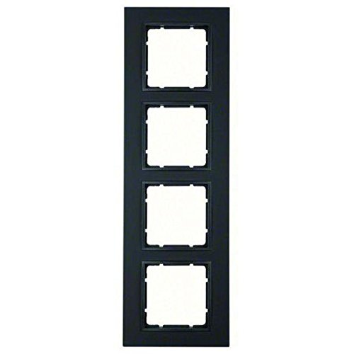 Hager polo Berker B.7 Ramka poczwórna antracyt mat 10146626 10146626