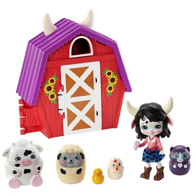 Mattel Enchantimals. Domek zwierzaczki niespodz. GTM48 rozkładany