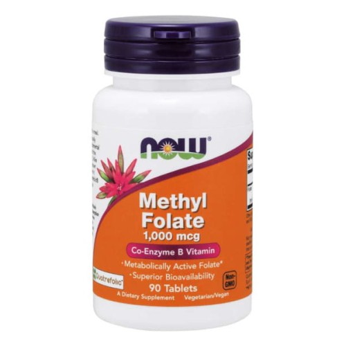 Now Foods Foods Foods Methyl Kwas Foliowy Foliany 1000 mcg(90 tab) C3B5-32957
