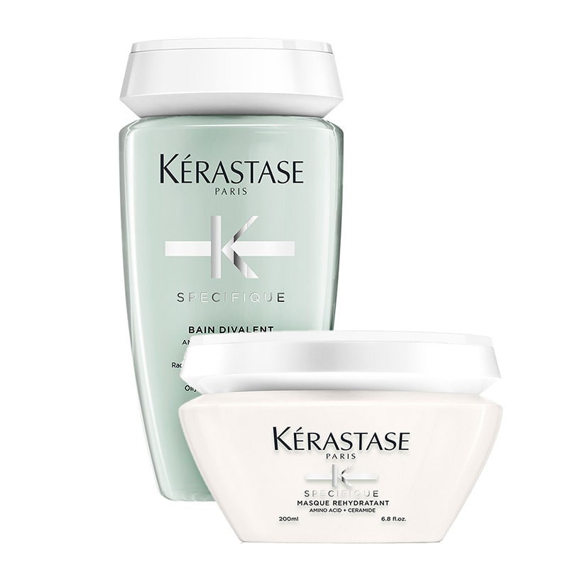 Kerastase Specifique, zestaw odświeżający, szampon + maska, 250ml + 200ml