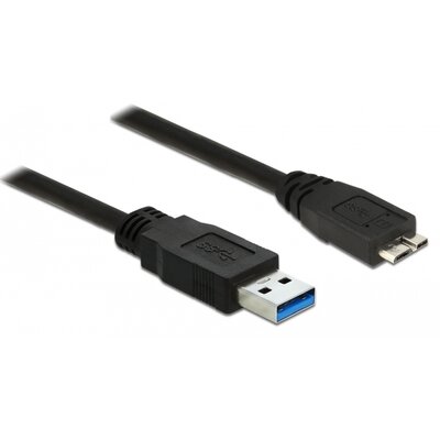 Delock Kabel USB 3.0 2m micro AM-BM czarny 85074