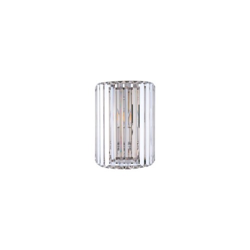 Nowodvorski LAMPA ścienna BOSTON 8153 szklana OPRAWA kinkiet chrom przezroczysty 8153