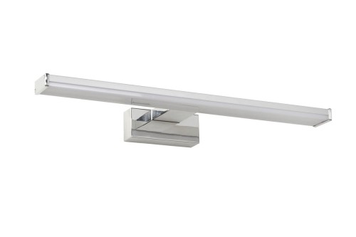 Lucide lucide Onno-lampa do lustra łazienkowe-LED-1 X 12 W 3000 K-IP44-matowy chrom, aluminium, zintegrowane, 12 W, satynowa chromowana, 12.1 x 60 x 4.2 cm 79297/12/12