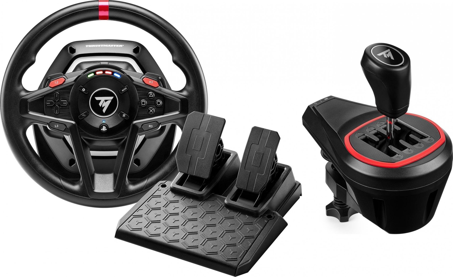 Kierownica Thrustmaster T128 PS5/PS4/PC 4160781 + Lewarek TH8S 4060256