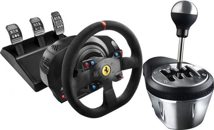 Kierownica Thrustmaster Ferrari T300 Alcantara-Edition 4160652 + Lewarek TH8A 4060059