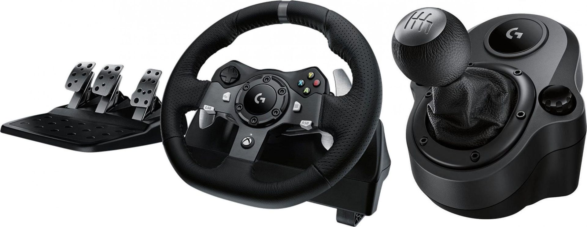 Kierownica Logitech G920 Driving Force 941-000123 + Shifter G29, G920 Driving Force 941-000130