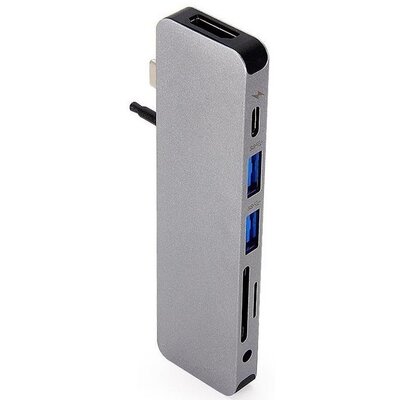 Hyper gn28d Hyperdrive Pro-Hub USB C adapter do Apple MacBook Pro, szary GN28D