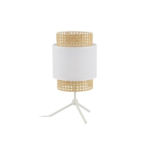 TK Lighting Lampka stołowa nowoczesna BOHO White 1pł. ratan  6565