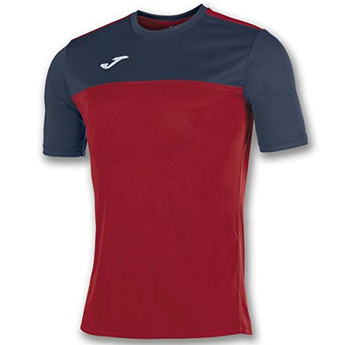 Joma Winner Equip T-Shirt męski M/C czerwony Rosso/Blu Marino XXL-3XL 100946.603.2XL-3XL