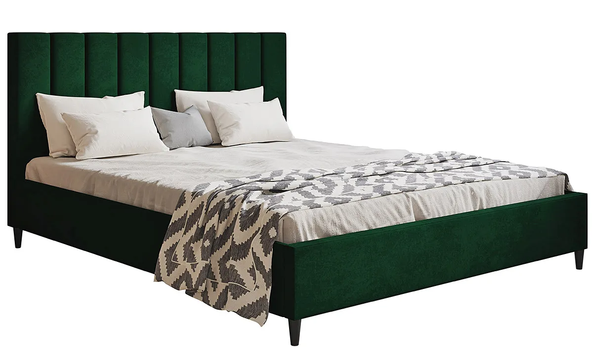 Dwuosobowe łóżko z zagłówkiem 180x200 A2-E09
