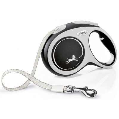 Flexi Smycz New Comfort Taśma L 5m/60kg czarny