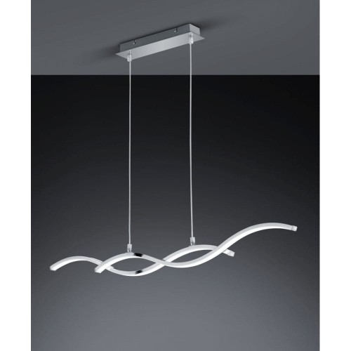 Trio RL Cody R32212100 lampa wisząca zwis 1x25W LED 3000K chrom / biały