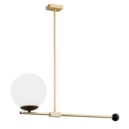 Argon Lampa wisząca Megan złota kula 4738 ar4738