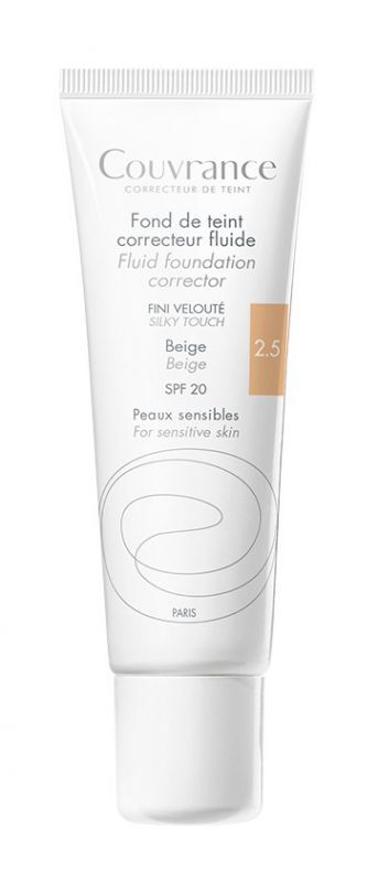 Avene Avne Couvrance podkład kryjący w płynie SPF 20 odcień 2.5 Beige 30 ml