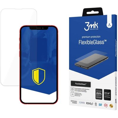 3MK Szkło hartowane FlexibleGlass Max do iPhone 13/13 Pro Czarny IPHONE 13 13 PRO