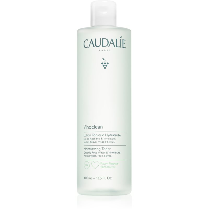 Caudalie Vinoclean tonik nawilżający do wszystkich rodzajów skóry 400 ml