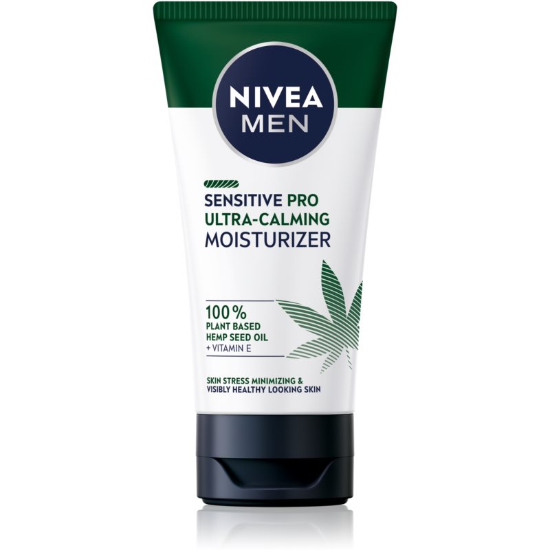 Nivea Men Sensitive Hemp łagodzący krem do twarzy z olejkiem konopnym dla mężczyzn 75 ml