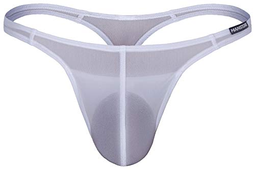 M101 stringi push up, białe, XL