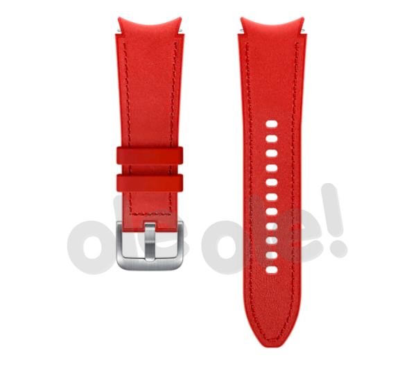 Samsung Hybrid Leather 20mm S/M czerwony ET-SHR88SREGEU