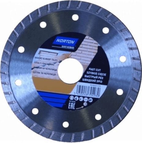 Norton Clipper tarcza diamentowa 115x22,2mm ciągła turbo do cegieł 70184601278