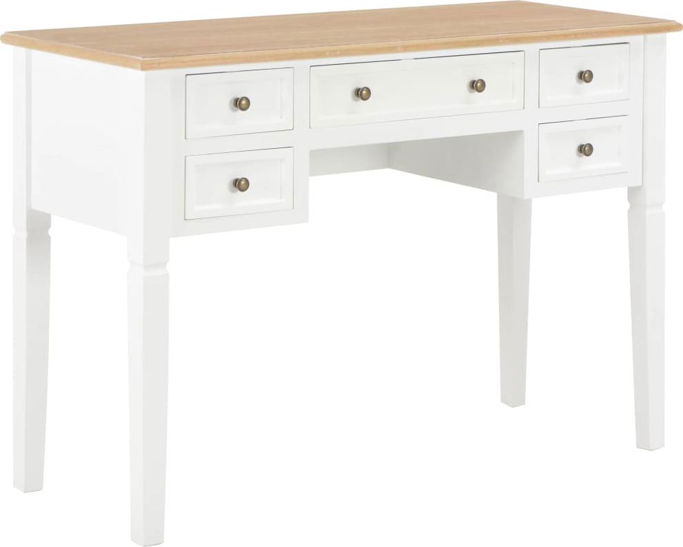 Biurko Elior Marshal Białe 109.5 cm x 45 cm