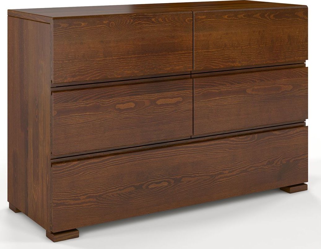 Elior Komoda drewniana z szufladami Verlos 4S - Orzech