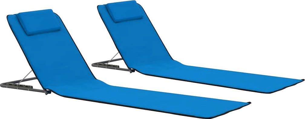 Elior Składane niebieskie maty plażowe - Kawor