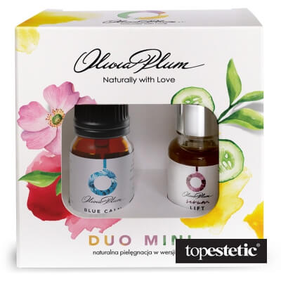 Zdjęcia - Pozostałe kosmetyki Plum Olivia  Duo Mini Lift And Mini Blue Calm ZESTAW Serum regenerująco wyg 