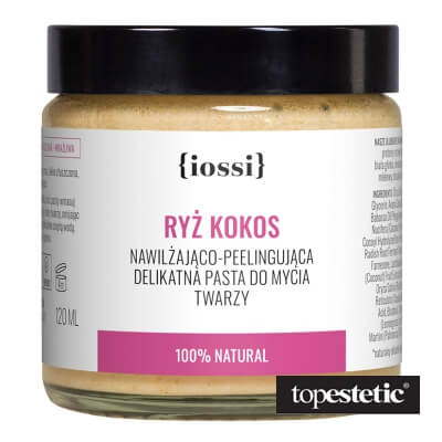 Iossi Ryż Kokos Peelingująca pasta do mycia twarzy 120 ml