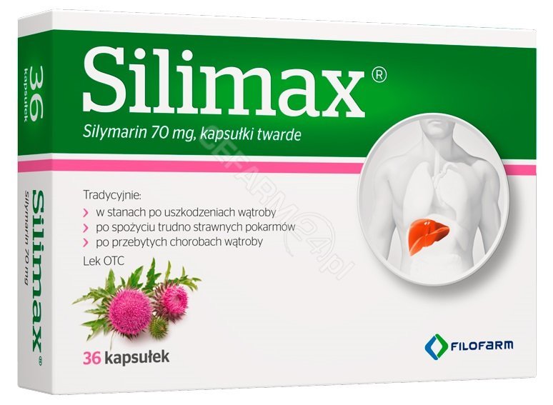 Filofarm Silimax 70 mg x 36 kaps
