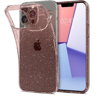 Spigen nakładka Liquid Crystal do iPhone 13 Pro glitter rose 8_2275590