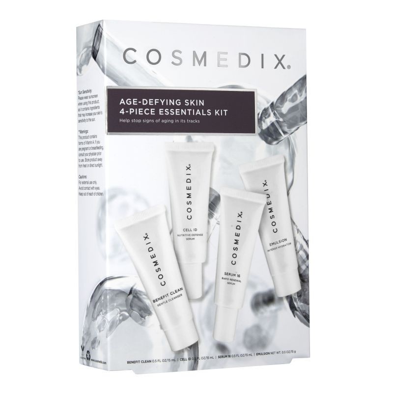 Cosmedix COSMEDIX Age - Defying Skin 4-Piece Essentials Kit pielęgnacyjny zestaw przeciwstarzeniowy