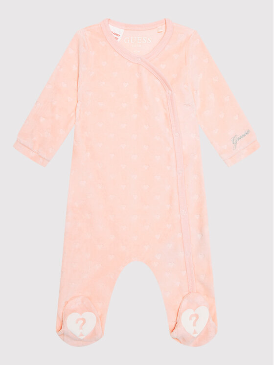 Pajacyki dla niemowląt - Guess Śpiochy S1BG01 K7Q50 Różowy - grafika 1