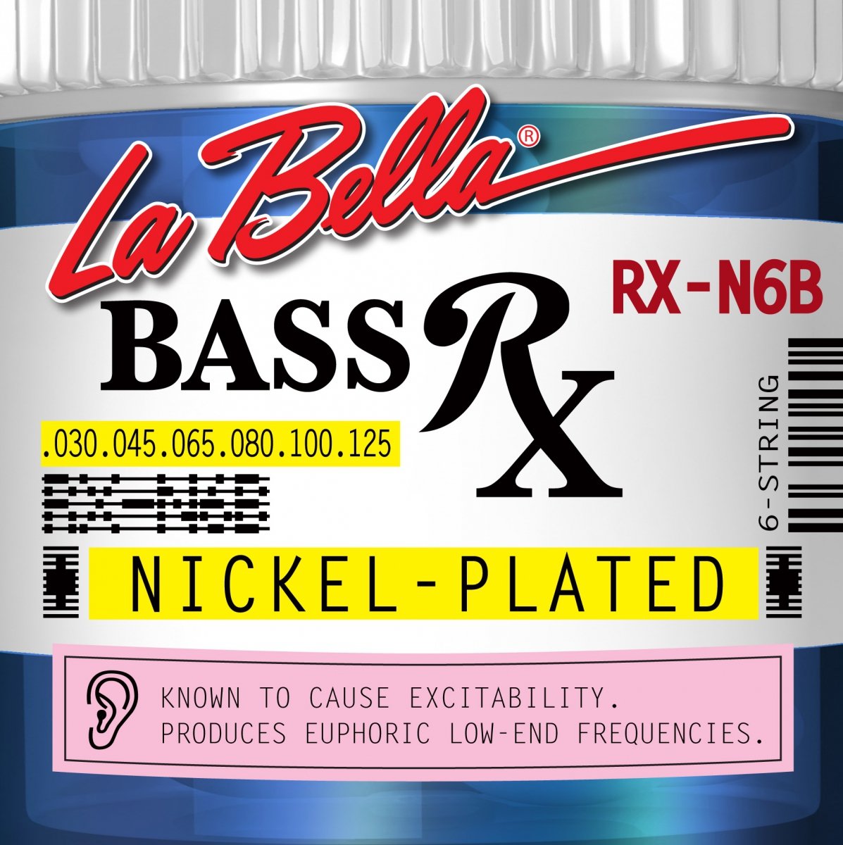La Bella RX-N6B 30-125 struny do basu 6 strunowego