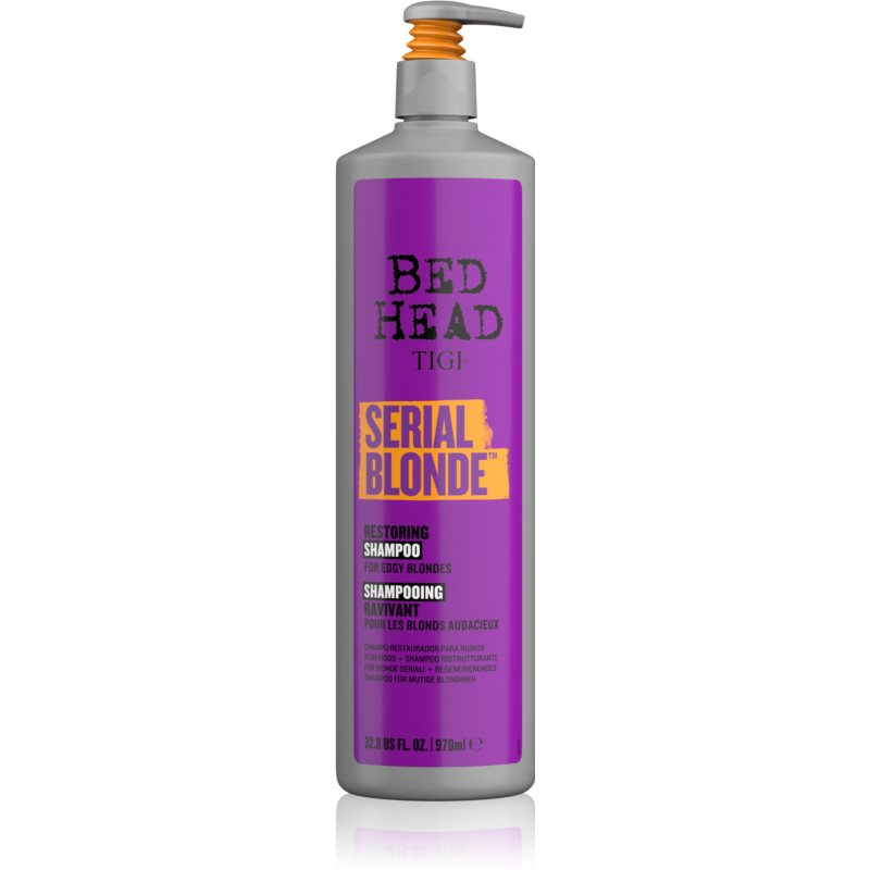 Tigi Bed Head Serial Blonde szampon odbudowujący włosy do włosów blond 970 ml