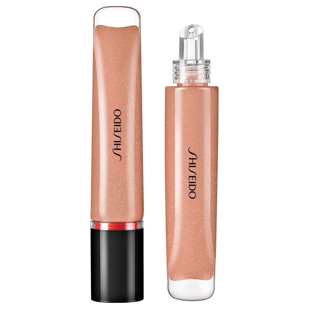 Shiseido Shimmer GelGloss połyskujący błyszczyk do ust o dzłałaniu nawilżającym odcień 03 Kurumi Beige 9 ml