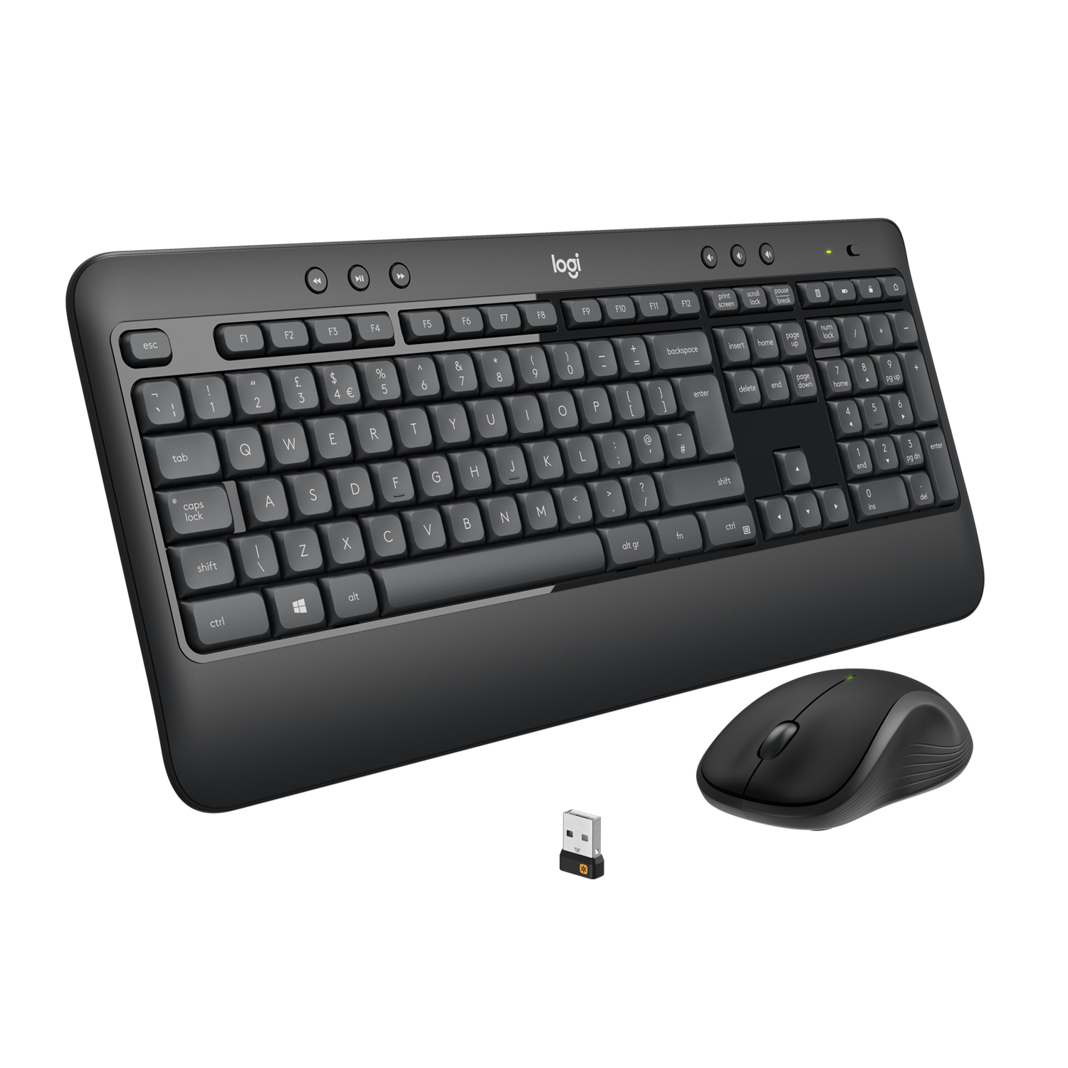 Logitech MK540 Advanced klawiatura RF Wireless QWERTZ Swiss Czarny