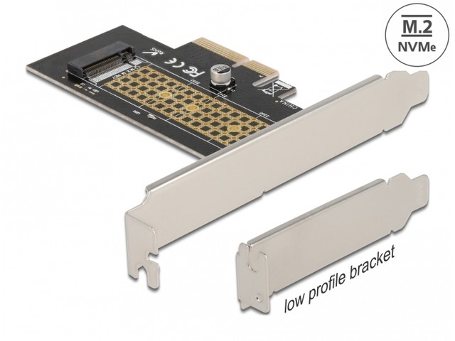 DeLOCK karta PCI Express x4 1x M.2 Key M NVME internal śledź low profile  90047