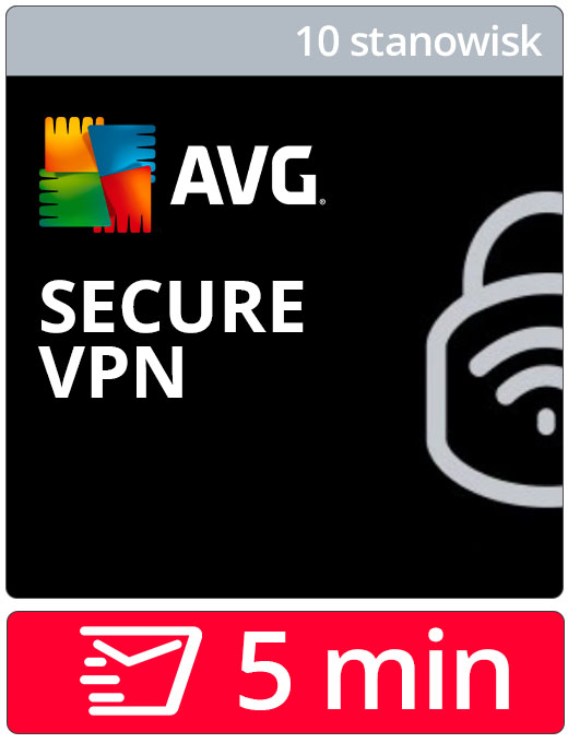 AVG Secure VPN (10 stanowisk, odnowienie na 12 miesięcy)