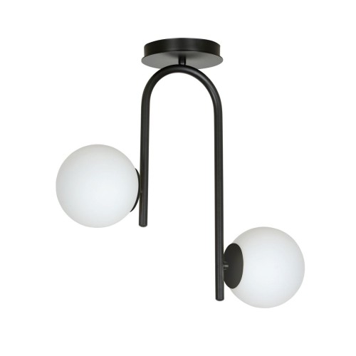 Emibig Kalf lampa wisząca 2-punktowa czarna 1030/2