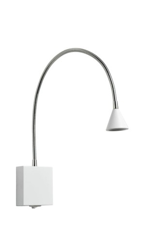 Lucide LUC BUDDY Kinkiet LED 3W L8cm B5cm H6cm Biały 18293/03/31 18293-03-31