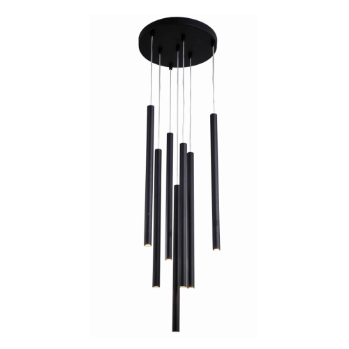Light Prestige Lungo lampa wisząca 7-punktowa czarna LP-894/7P BK LP-894/7P  BK