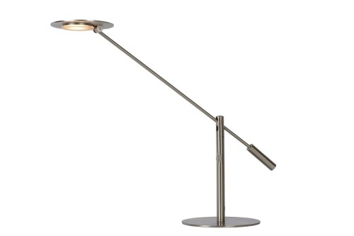 Lucide ANSELMO Satynowy chrom LED DIM ściemnialna 9W Lampa stołowa 19666/09/12