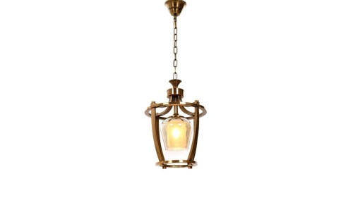 Lumina Deco Deco LAMPA WISZĄCA LOFT MOSIĘŻNA BROOKLYN W1 LDP 1231-1 (MD)
