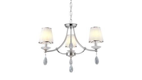 Lumina Deco Deco KLASYCZNY ŻYRANDOL KRYSZTAŁOWY CHROMOWANY DOMINNI W3 LDP 9268-3 (CHR)