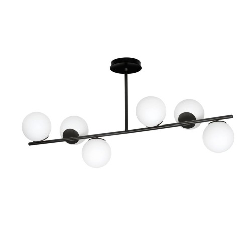 Emibig Bior lampa wisząca 6-punktowa czarna 1020/6 1020/6
